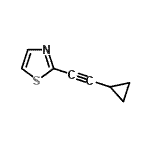 CAS#: 329204-45-7, 2-(Cyclopropylethynyl)-1,3-Thiazole