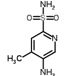 CAS 登录号：329944-80-1， 5-氨基-4-甲基-2-吡啶磺酰胺