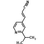 CAS#: 329973-91-3, (2E)-3-(2-Isopropyl-4-Pyridinyl)Acrylonitrile
