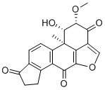 CAS#: 3306-52-3, (1S-(1alpha,2alpha,11balpha))-1,7,8,11b-Tetrahydro-1-Hydroxy-2-Methoxy-11b-Methylcyclopenta(7,8)Phenanthro(10,1-bc)Furan-3,6,9(2H)-Trione