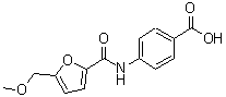 CAS 登录号：330638-42-1， 4-[(5-甲氧基甲基-呋喃-2-羰基)-氨基]-苯甲酸