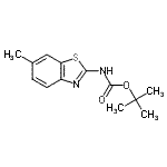 CAS#: 330858-74-7, 2-Methyl-2-Propanyl (6-Methyl-1,3-Benzothiazol-2-Yl)Carbamate