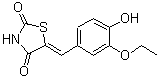 CAS#: 331003-75-9, (5Z)-5-(3-Ethoxy-4-Hydroxybenzylidene)-1,3-Thiazolidine-2,4-Dione