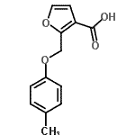 CAS#: 331670-04-3, 2-[(4-Methylphenoxy)Methyl]-3-Furoic Acid