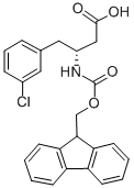 CAS 登录号：331763-57-6， 芴甲氧羰基-(R)-3-氨基-4-(3-氯-苯基)-丁酸