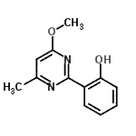 CAS#: 331852-93-8, 2-(4-Methoxy-6-Methyl-2-Pyrimidinyl)Phenol