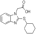CAS#: 331964-12-6, [2-(Cyclohexylsulfanyl)-1H-Benzimidazol-1-Yl]Acetic Acid