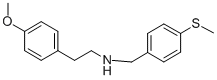 CAS#: 331970-71-9, [2-(4-Methoxy-Phenyl)-Ethyl]-(4-Methylsulfanyl-Benzyl)-Amine