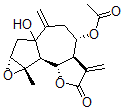 CAS#: 33204-40-9, 4-(Acetyloxy)Decahydro-6a-Hydroxy-8a-Methyl-3,6-Bis(Methylene)Oxireno(2,3)Azuleno(4,5-b)Furan-2(3H)-One