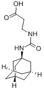 CAS 登录号：33205-70-8， 3-(1-金刚烷基氨基甲酰氨基)丙酸