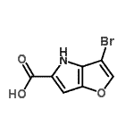CAS#: 332099-52-2, 3-Bromo-4H-Furo[2,3-d]Pyrrole-5-Carboxylic Acid