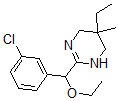 CAS#: 33210-48-9, 2-[(3-Chlorophenyl)-Ethoxymethyl]-5-Ethyl-5-Methyl-4,6-Dihydro-1H-Pyrimidine