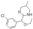 CAS 登录号：33210-60-5， 2-[(3-氯苯基)-乙氧基甲基]-5-甲基-1,4,5,6-四氢嘧啶