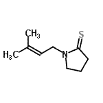 CAS#: 33226-29-8, 1-(3-Methyl-2-Buten-1-Yl)-2-Pyrrolidinethione