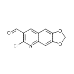 CAS#: 332382-81-7, 6-Chloro[1,3]Dioxolo[4,5-g]Quinoline-7-Carbaldehyde