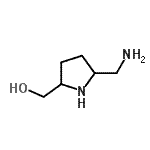 CAS 登录号：33251-92-2， [5-(氨基甲基)-2-吡咯烷基]甲醇