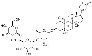 CAS#: 33279-57-1, Strophanthidin 3-diglucosylcymarose