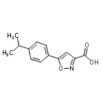 CAS#: 33282-10-9, 5-(4-Isopropylphenyl)-1,2-Oxazole-3-Carboxylic Acid
