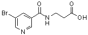 CAS 登录号：332874-04-1， 3-[(5-溴吡啶-3-羰基)氨基]丙酸