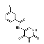 CAS#: 333343-48-9, N-(2,4-Dioxo-1,2,3,4-Tetrahydro-5-Pyrimidinyl)-3-Fluorobenzamide