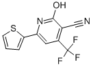 CAS#: 3335-45-3, 2-Hydroxy-6-(2-Thienyl)-4-(Trifluoromethyl)Nicotinonitrile