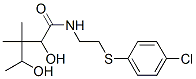 CAS#: 33406-95-0, N-[2-(4-Chlorophenyl)Sulfanylethyl]-2,4-Dihydroxy-3,3-Dimethylpentanamide