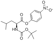 CAS#: 3350-19-4, 4-Nitrophenyl N-(tert-butoxycarbonyl)-L-leucinate