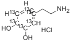 CAS 登录号：335080-94-9， 2-(3,4-二羟基苯基-13C6)乙胺盐酸盐