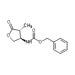 CAS#: 335265-68-4, Benzyl [(3R,4R)-4-Methyl-5-Oxotetrahydro-3-Furanyl]Carbamate