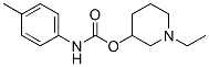 CAS 登录号:33531-57-6, (1-乙基哌啶-3-基)N-(4-甲基苯基)氨基甲酸酯