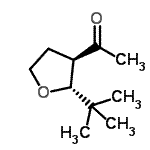 CAS#: 335388-14-2, 1-[(2R,3R)-2-(2-Methyl-2-Propanyl)Tetrahydro-3-Furanyl]Ethanone