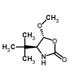 CAS#: 335627-81-1, (4S,5R)-5-Methoxy-4-(2-Methyl-2-Propanyl)-1,3-Oxazolidin-2-One