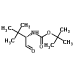 CAS#: 335627-99-1, 2-Methyl-2-Propanyl [(2S)-3,3-Dimethyl-1-Oxo-2-Butanyl]Carbamate