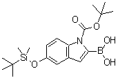 CAS 登录号：335649-61-1， [1-(叔丁氧羰基)-5-[(叔丁基二甲基硅烷基)氧基]-1H-吲哚-2-基]硼酸