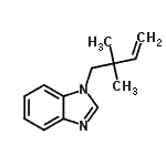 CAS#: 336106-25-3, 1-(2,2-Dimethyl-3-Buten-1-Yl)-1H-Benzimidazole