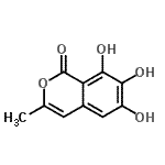 CAS#: 33624-51-0, 6,7,8-Trihydroxy-3-Methyl-1H-Isochromen-1-One