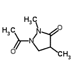 CAS#: 33651-72-8, 1-Acetyl-2,4-Dimethyl-3-Pyrazolidinone