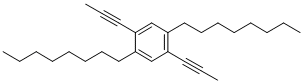 CAS#: 336625-80-0, 2,5-Dioctyl-1,4-Di-1-Propynylbenzene