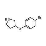 CAS#: 337912-68-2, 3-(4-Bromophenoxy)Pyrrolidine
