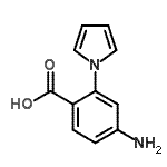 CAS#: 337913-58-3, 4-Amino-2-(1H-Pyrrol-1-Yl)Benzoic Acid