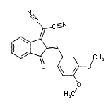 CAS#: 337919-06-9, [2-(3,4-Dimethoxybenzylidene)-3-Oxo-2,3-Dihydro-1H-Inden-1-Ylidene]Malononitrile
