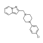 CAS#: 337972-47-1, 2-{[4-(4-Chlorophenyl)-1-Piperazinyl]Methyl}Pyrazolo[1,5-a]Pyridine