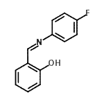 CAS 登录号：3382-62-5， 2-[(4-氟苯基)亚氨代甲酰基]苯酚