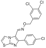 CAS#: 338404-52-7, 1-[6-(4-Chlorophenyl)Imidazo[2,3-b][1,3]Thiazol-5-Yl]-N-[(3,4-Dichlorophenyl)Methoxy]Methanimine