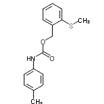 CAS 登录号：338968-11-9， 2-(甲硫基)苄基(4-甲基苯基)氨基甲酸酯