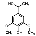 CAS 登录号：33900-62-8， 4-(1-羟基乙基)-2,6-二甲氧基苯酚