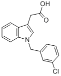 CAS 登录号：339016-33-0， 2-[1-(3-氯苄基)-1H-吲哚-3-基]乙酸