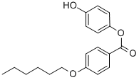 CAS 登录号：33905-64-5， 4-(己氧基)-苯甲酸 4-羟基苯基酯