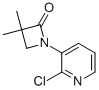 CAS 登录号：339100-95-7， 1-(2-氯吡啶-3-基)-3,3-二甲基氮杂环丁-2-酮