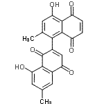 CAS#: 33916-25-5, 4,8'-Dihydroxy-2,6'-Dimethyl-1,2'-Binaphthalene-1',4',5,8-Tetrone